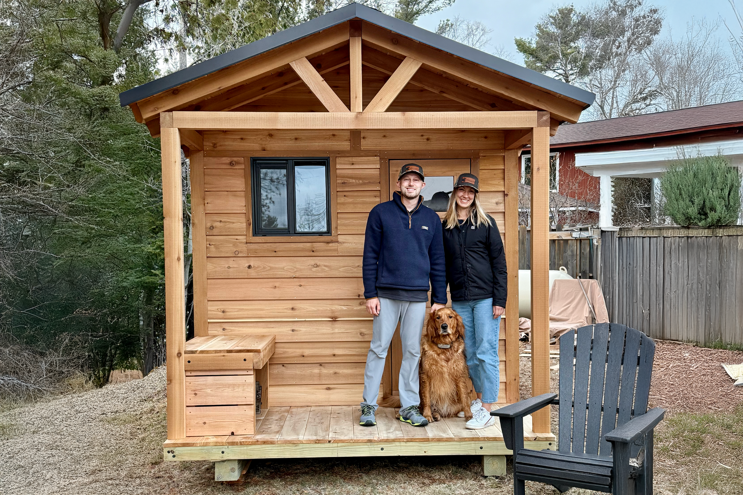 Metchs Saunas Happy Customers in Bemidji Minnesota Custom Saunas